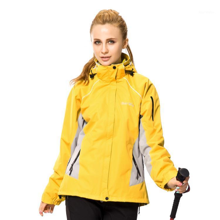 

Autumn And Winter Outdoor Waterproof Jacket Women's Three-in-One Windproof Waterproof Fleece Two-Piece Set Warm Breathable Campi1, Green