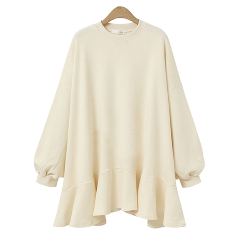 

Black 2021 New Celebrity Nightgown Autumn Winter Woman Clothes Vintage Kpop Dress S89w AH8V