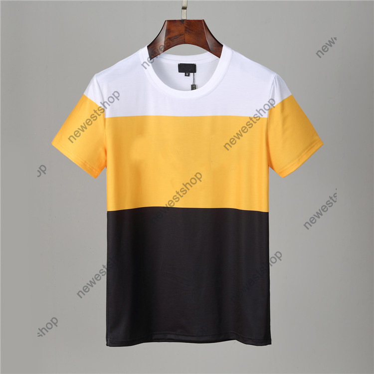 

2021 new summer designer mens tshirt eyes geometric letter patchwork color print casual t-shirt badge women luxury t shirt dress tee tops, White;black