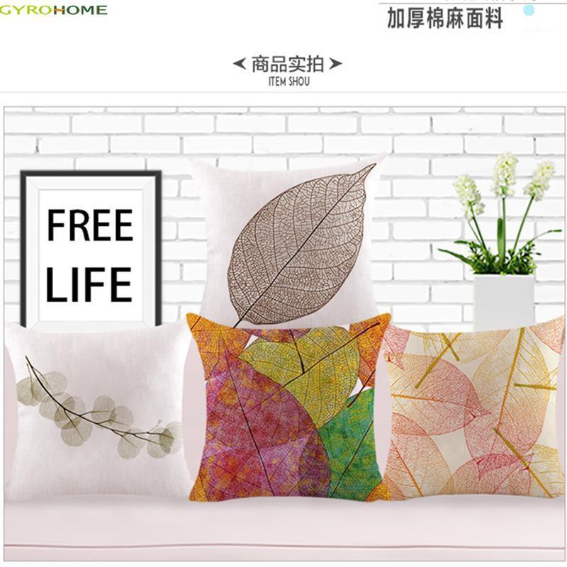 

GY0022 Fresh Flowers Cushion Case (No Filling) 1PC Polyester Home Decor Bedroom Decorative Sofa Car Throw Pillows1