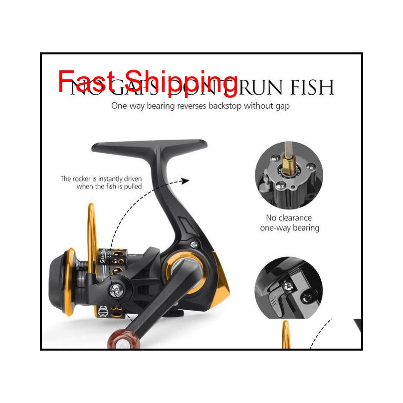 

2020 New Fishing Reel Ak 500 Spinning Reel Max Drag 5kg No Gaps 136g Super Light More Power High Quality Mini Uof abc2007