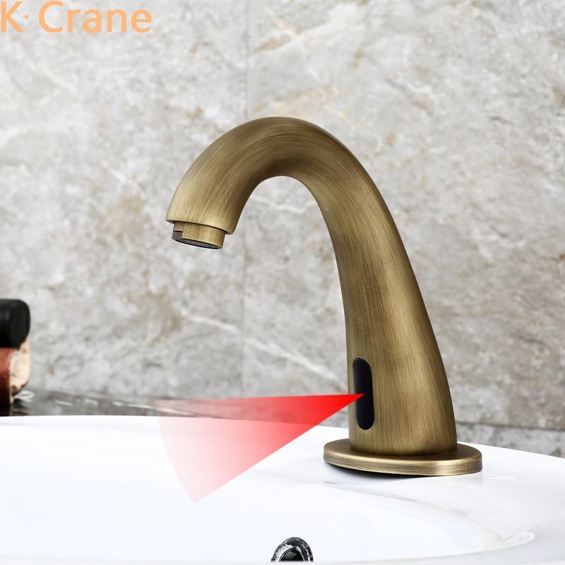

Infrared Motion Sensor Faucet Bathroom Smart Automatic Induction Tap Basin Sink Copper Grifo Luxury Touchless Antique Torneiras1