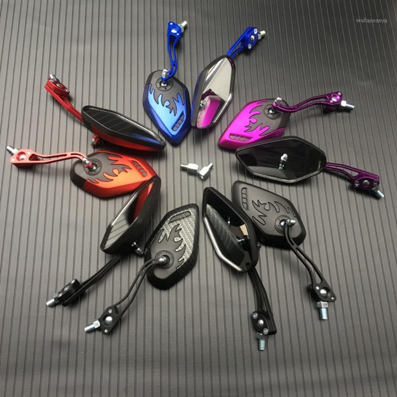 

Motorcycle Mirrors Rearview Mirror Scooter E-Bike Rear View 6mm Back Side Convex