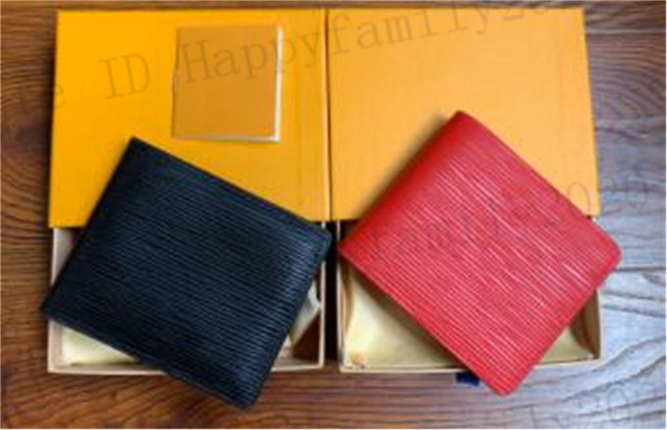 

2021 Fashion Designers Credit Card Holder High Quality Classic Leather Purse Folded Notes and Receipts Bag Wallet Purse L05, No box