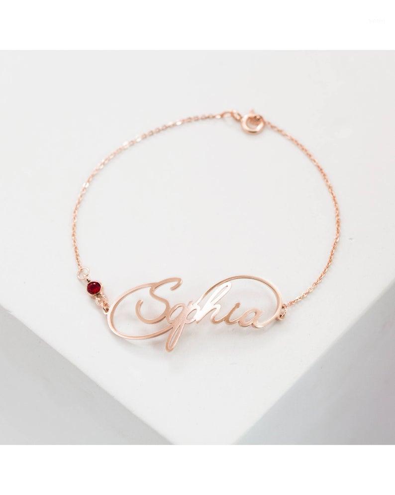 

Duoying Name Bracelet Dainty Initials Bracelet Personalized Jewelry Custom Children Name Bracelets for Mom Bridesmaid Gifts1