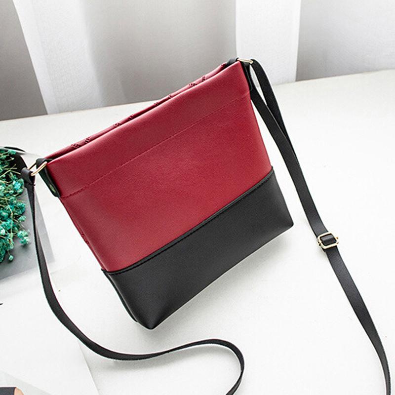 

1pcs Korean Fashion Women Girls Cute Solid Candy Color Sling Bag, Black