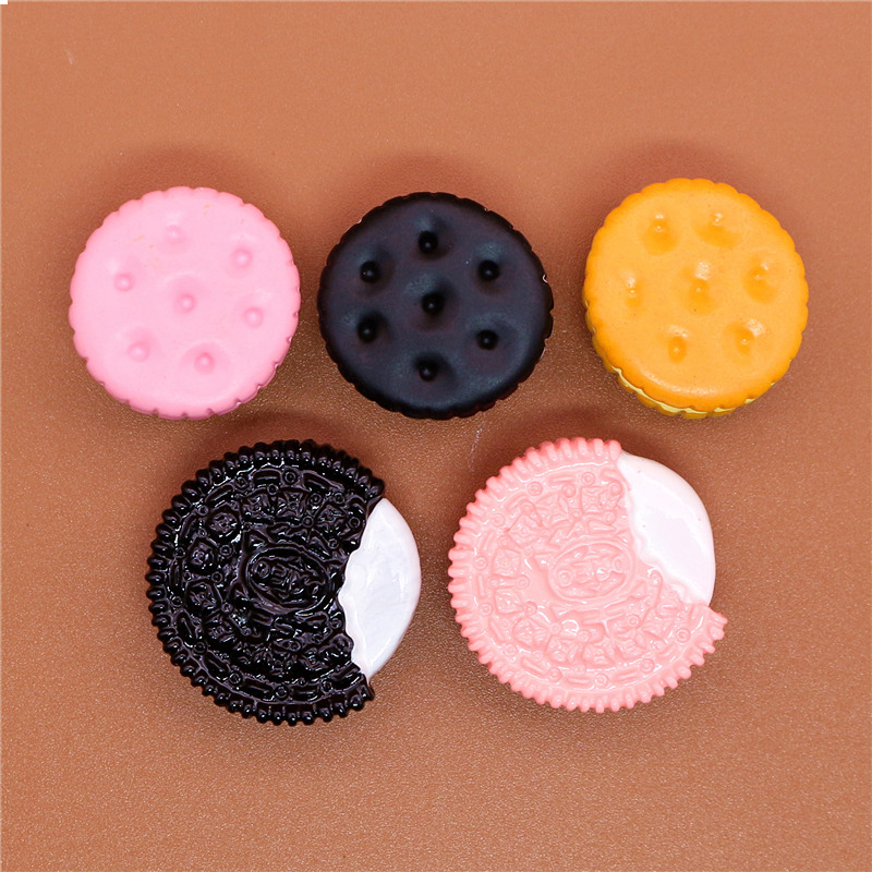 

1pcs Resin Shoe Buckle Accessories Simulation Sandwich Biscuits Shoe Decoration Charms Bracelets Kids Gifts