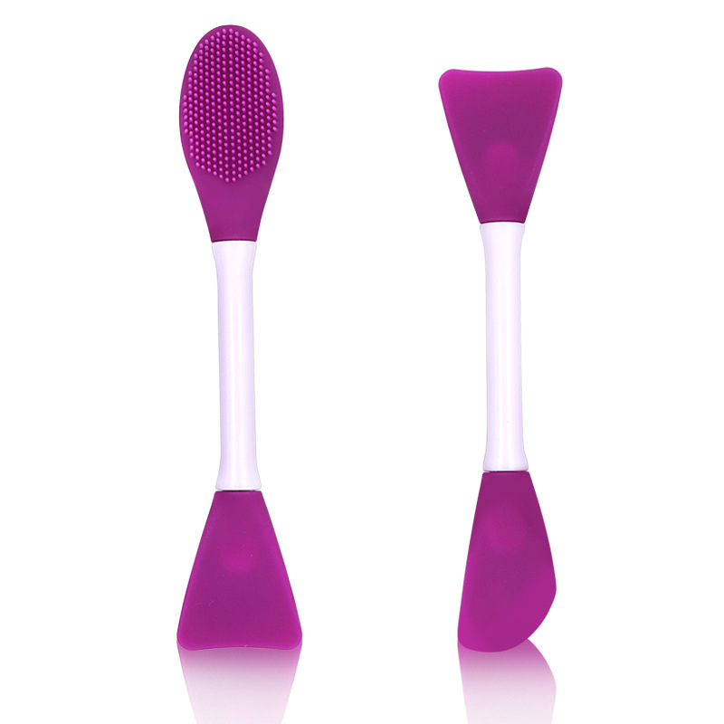

Double Side Silicone Facial Face Mask Brush Mask Mud Mixing Brush Tool Soft Women Skin Face Care Tool