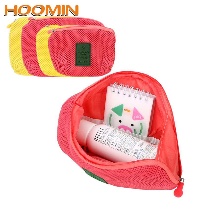 

HOOMIN Tidy Shockproof Travel Bag Makeup Cosmetic Storage Pouch Digital USB Charger Cable Bag Earphone Case Organizer