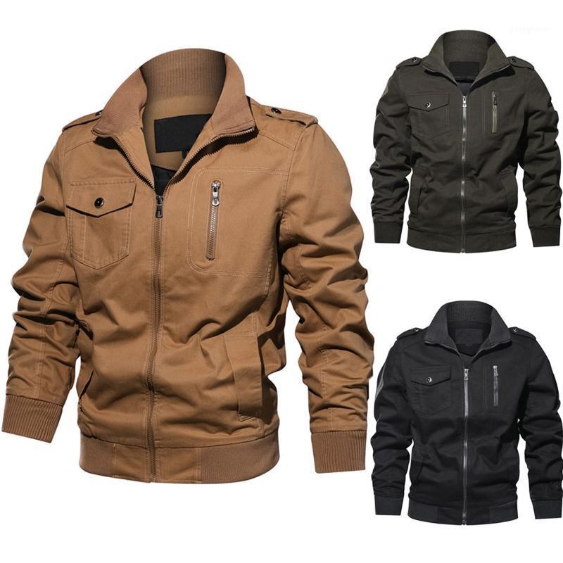 

Men's Jacket Autumn Winter Outdoor Sports Warm Jackets Coat Zipper Pocket Loose Breathable Fashion Cycling Clothing 1PC1, Black