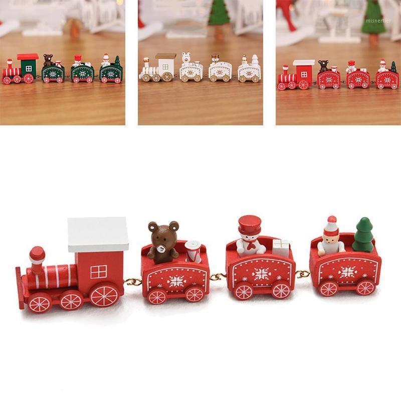 

New Christmas Decoration For Home Little Train Popular Wooden Train Decor Christmas Valentine's Day Gift New Year Supplies Oct 71