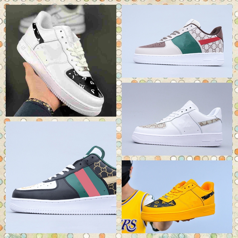 

AF 1 Running Platform shoes one triple red white black grey safari casual shoes shadow mystic navy pale ivory men af1 07 LOW sneakers