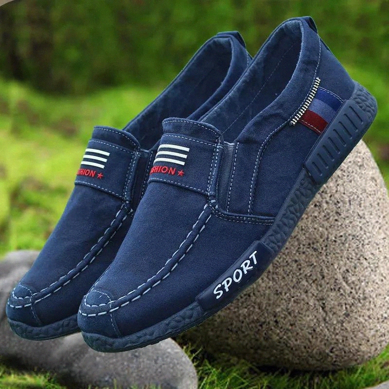 

Men Canvas Shoes Breathable Comfortable Shoes Sports Casual Fashion Men Sneakers Size 39-45 #O68D