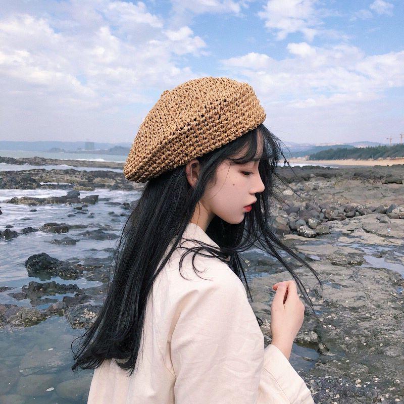 

Berets French Style Beret Hat Lightweight Casual Classic Vintage Solid Color -MX8, Beige