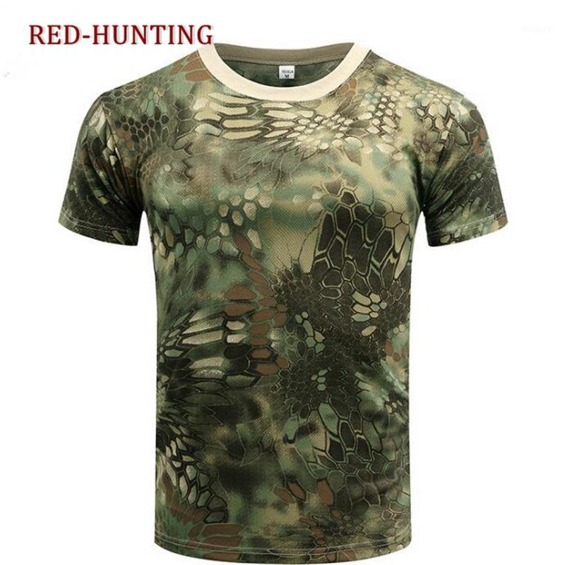 

2020 New Camouflage Short Sleeve T-shirt Tactical Army Camo Summer Shirt Quick Dry Sze -XXXL1