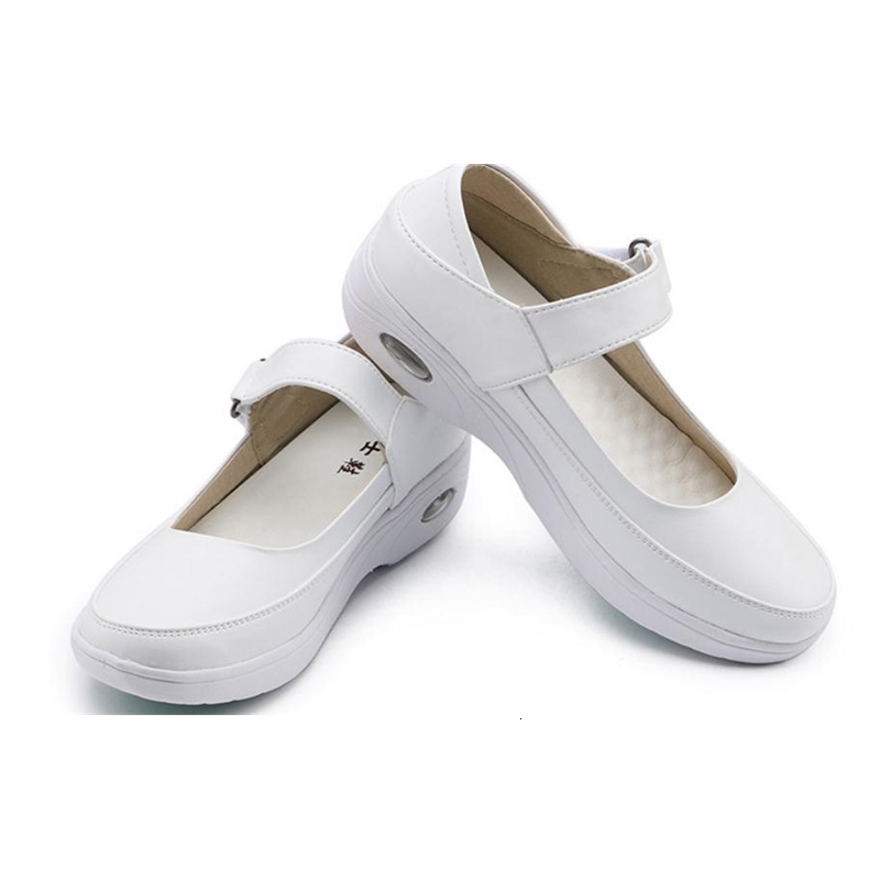 

2021 Women's Shoes in Spring and Autumn New Style Slope Heel Round Head@2181 GSIH, White
