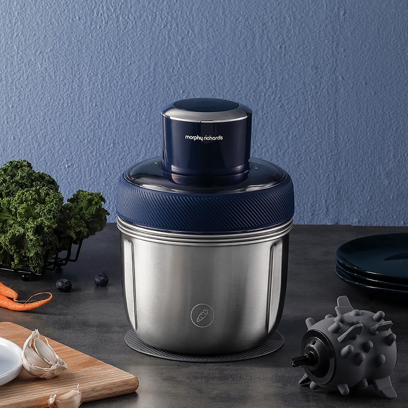 

New Household Meat Grinder Electric Chopper 0.8L-1.5L Stainless Steel Processor 350w Vegetable Meat Mincer MR9401