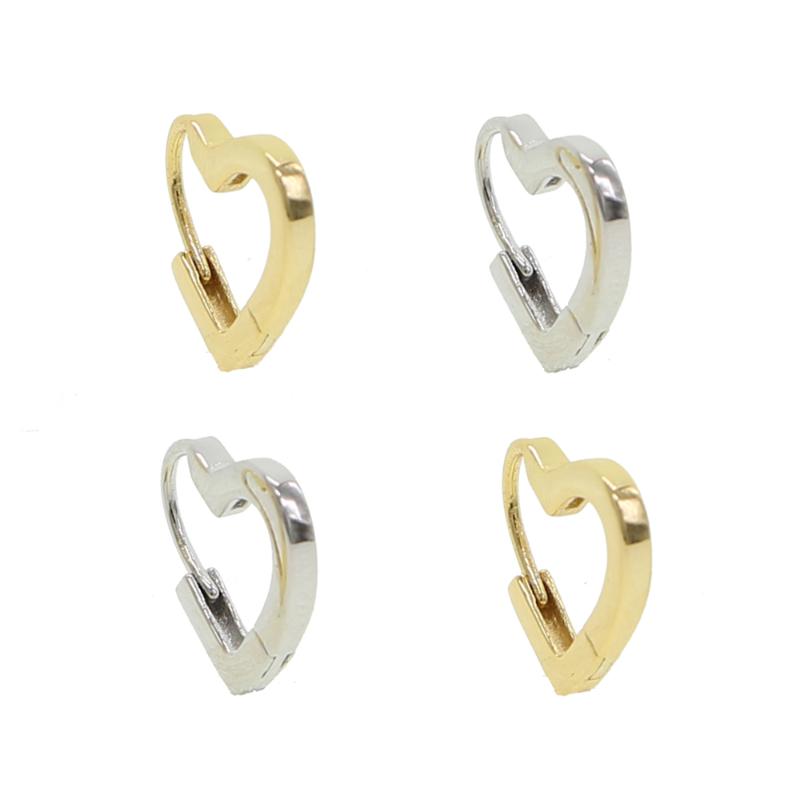 

925 sterling silver minimal delicate women jewelry tiny small huggie hoop heart shaped silver hoop earring girlfriend goft