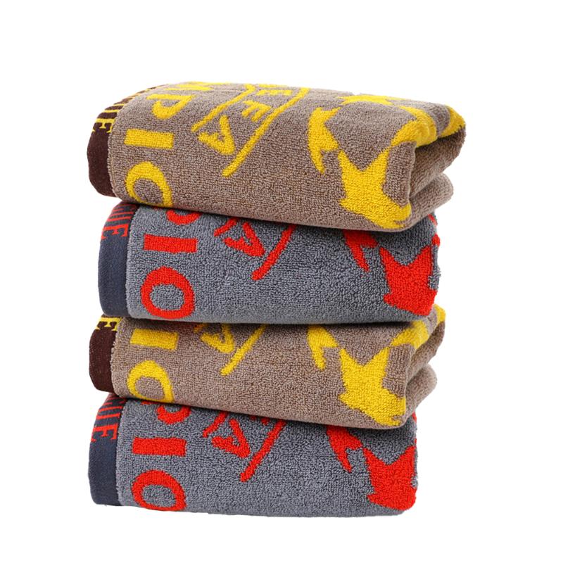 

Champion Letters Printed Face Towel Fashion Soft 1037, Gray