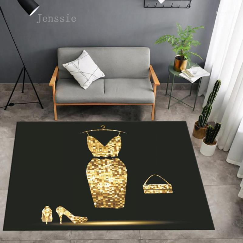 

3D High Heels Cosmetics Skirt Carpets Hallway Doormat Bedroom Living Room Rugs Girls Room Stairs Carpet Hotel Corridor Mats1, As picture