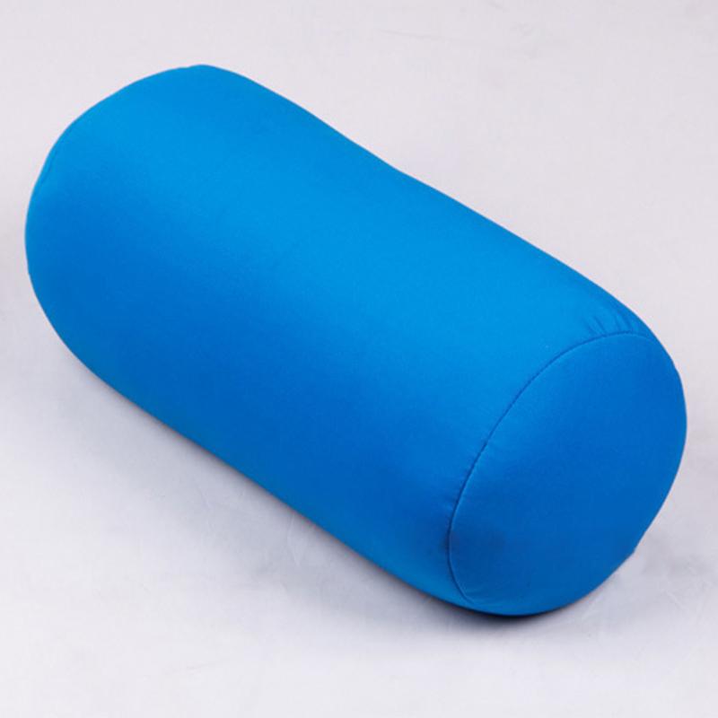 

30cmx16cm Cylindrical pillow Micro Mini Microbead Back Cushion Roll Pillow Head Convenient Travel Bed Decoration