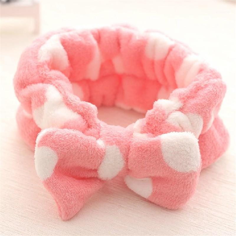 

New Bowknot Makeup Balancing Band Widening Beam Hair Towel Wash Apply Bathroom Bath Hair Band Wholesale Bathroom Supplies1