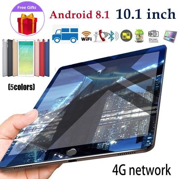 

Hot Sale] Andriod Tablet PC 10.1 Inches Large 2560x1600 IPS Screen Dual SIM 4G Phone Tablet PC Mic WIFI 2GB RAM 32GB ROM1, Black