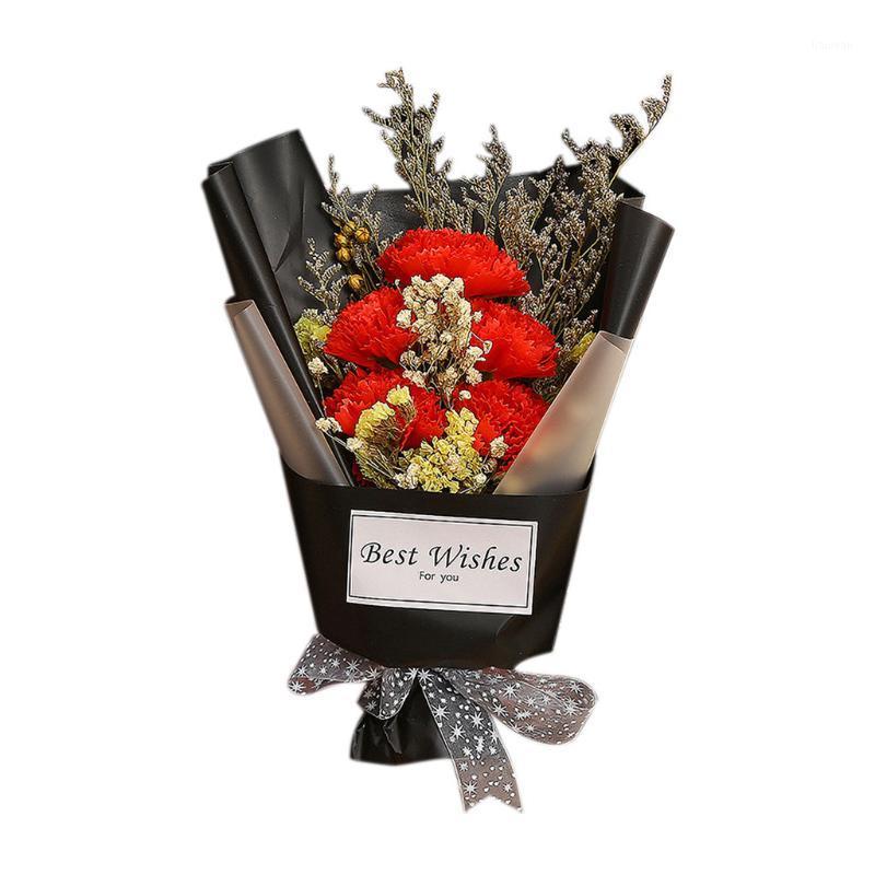 

Rose Soap Flower Bouquet Wedding Party Decoration Valentine's Day Gift Soap Flower Rose Artificial Bouquet Multicolor &181