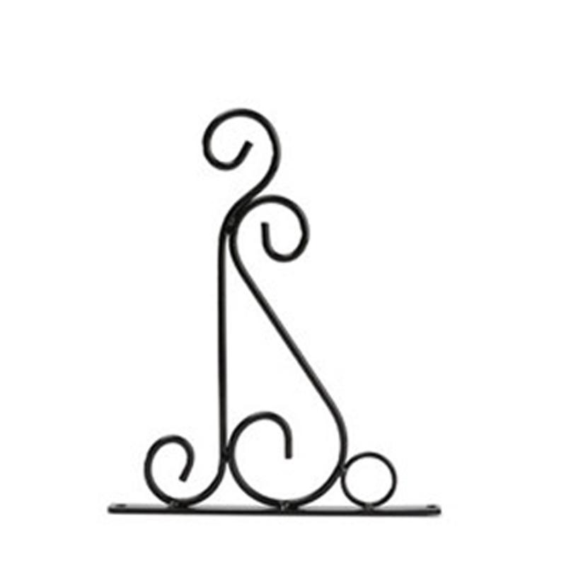 

Flower Pot Hook Iron Wall Hanging Classic European Style Romantic Plants Balcony Bracket Home Decoration Stand Landscaping