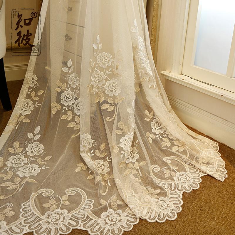 

Turkish Curtains for Bedroom Mbroidery Curtain Korean for Living Room Window Screening Tulle