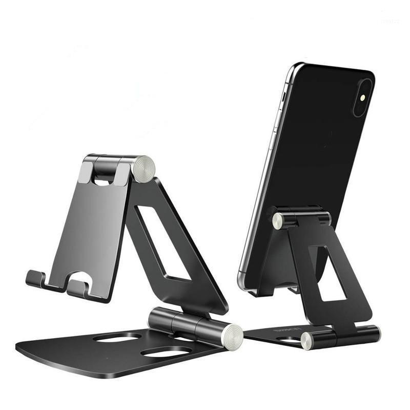 

Aluminum Alloy Phone Holder Stand Metal Phone Holder Foldable for 7 8 X XS Max Mobile Stand Desk for1, Black