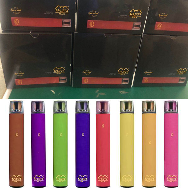 

Top quality Puff Max Disposable Vape Pen Devices 2000Puff Prefilled Vapor Bar Device Cartridge Pods Vaporizer vs BANG XXL Puff Plus