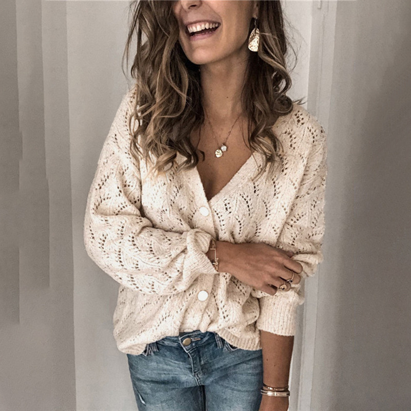 

Autumn 2021 New and Winter Woman New Women's Low-cut Cut on a Sleeve Nightgown Street Wear 0y7b 75C3, Apricot