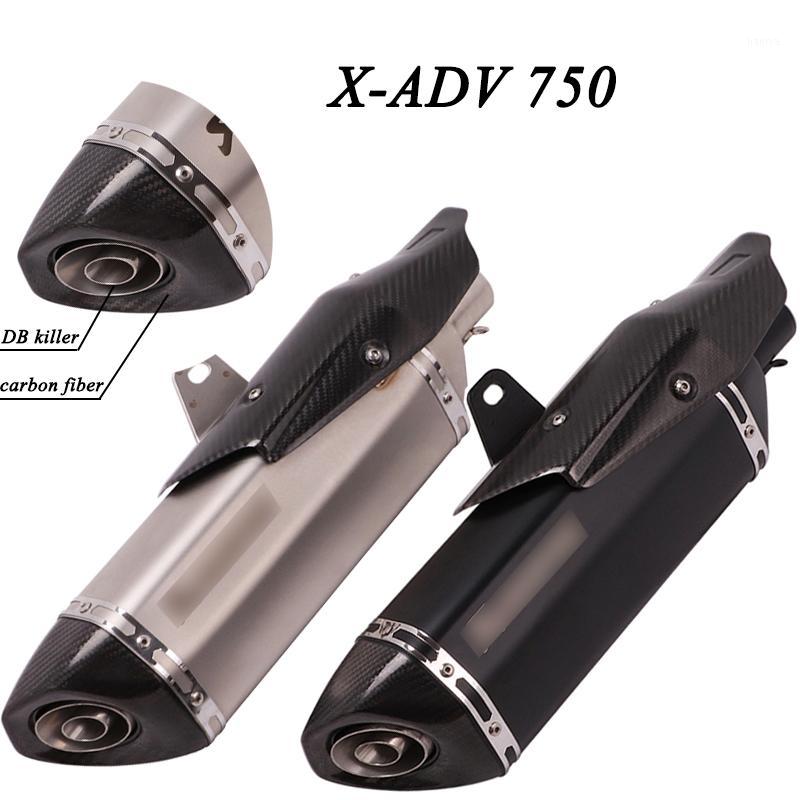 

Slip On Motorcycle Exhaust Pipe Muffler Escape Modified Tube Header Front Link Pipe For X- 750 X 750 Full System1