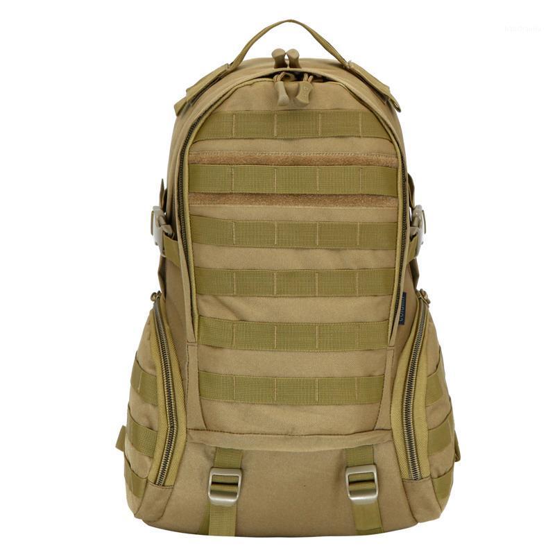 

Outdoor Durable Nylon Travel Retro Backpack Daypack Designer Assault Molle Rucksack Knapsack Sports climbing hiking bag1, Khaki