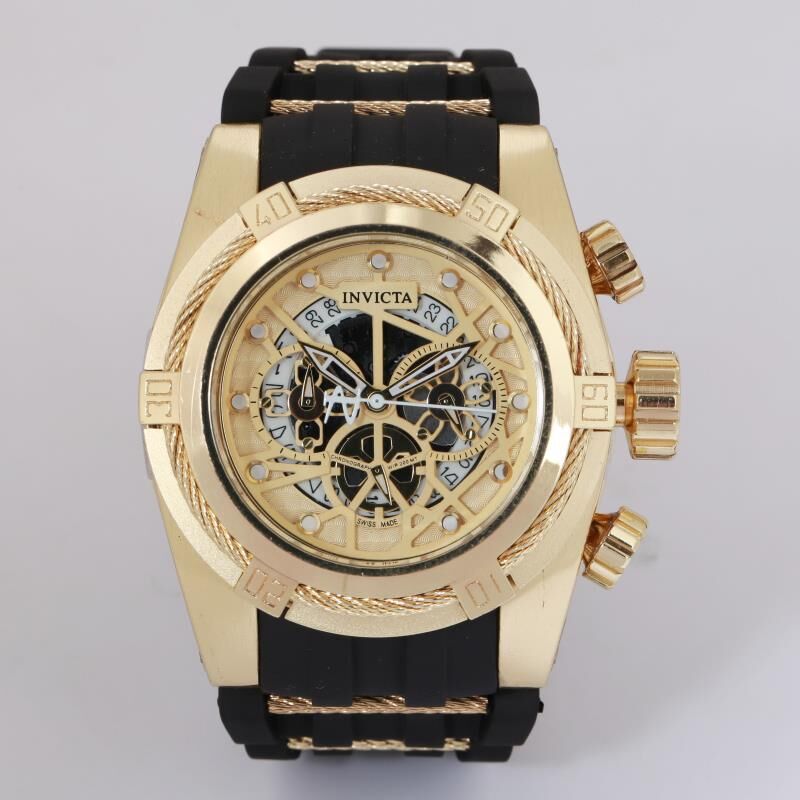 

Luxury Brand INVICTA Fashion Sports Mens Quartz Watch Calendar Chronograph Waterproof Multi-function Watches Reloj de hombre, Tool