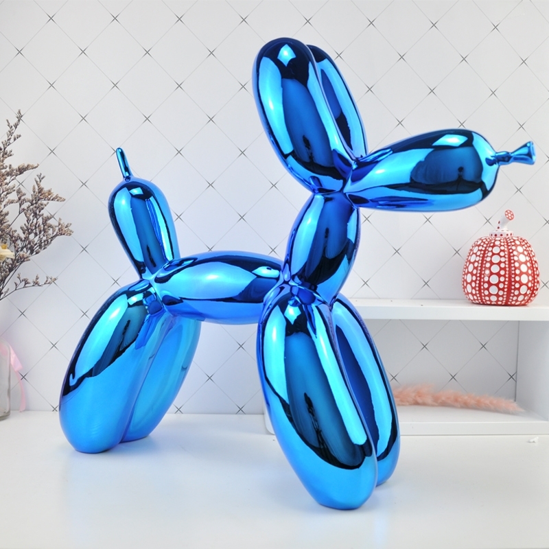 

large balloon dog sculpture works of art contemporary contracted household desktop Decor Animals Figurines Gifts T200619
