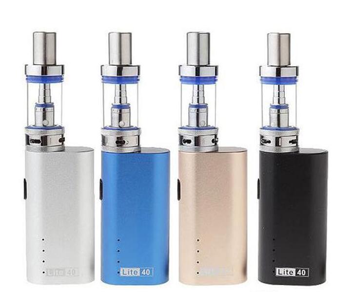 

original JomoTech Lite 40 Kit Starter kits Jomo 40w box mod mini bulit-in 2200mAh battery vaporizer kits 3ml Lite tank e cigarettes vapor, Random color