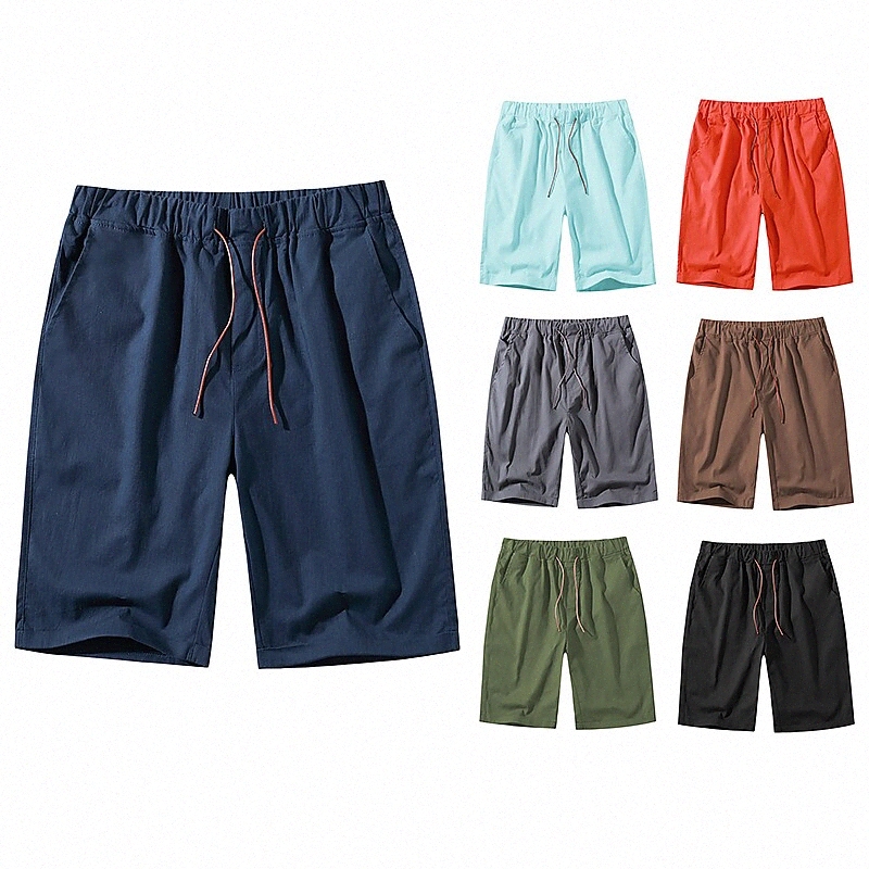 Men's Shorts Shorts Full Length Pants Holiday Simple Mid Waist ArmyGreen Wine Black Khaki Orange S M L XL XXL S9e7#