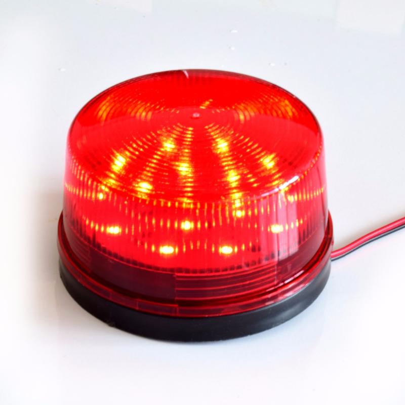 

Wired Strobe Siren 12V 24V 220V Signal Warning Light Flash Siren LED Lamp Highlight Alarm Lamp for Alarm Systems Security Home