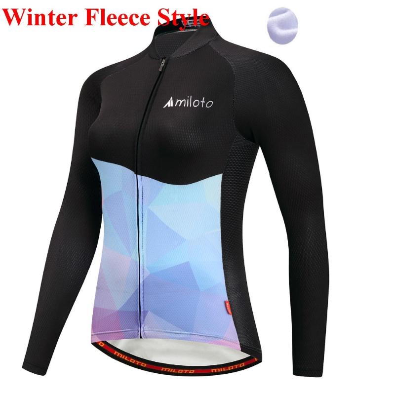 

Women's black Thermal Cycling Jackets Winter Warm Up Windproof Waterproof Bicycle Coat Outdoor Biking Sports Outerwear, Winter fleece style