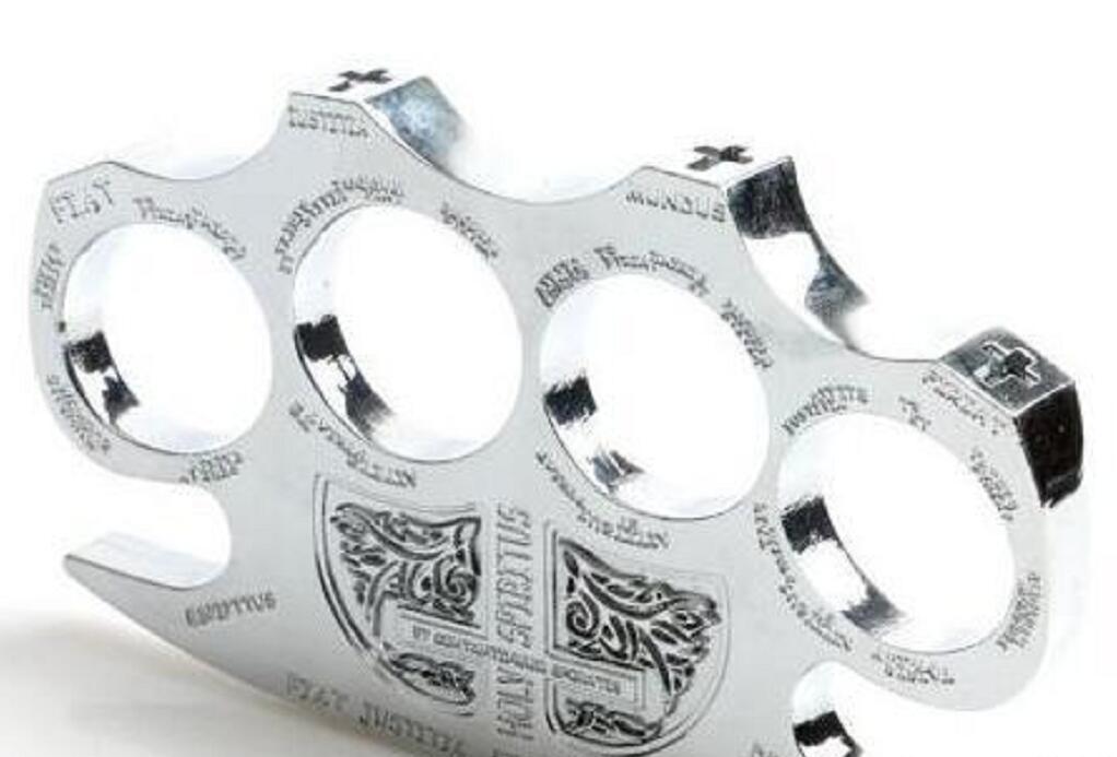 

Designer luxury detective brass joint dust collector gold silver powerful damage safety equipment self-defense tool high quality1456