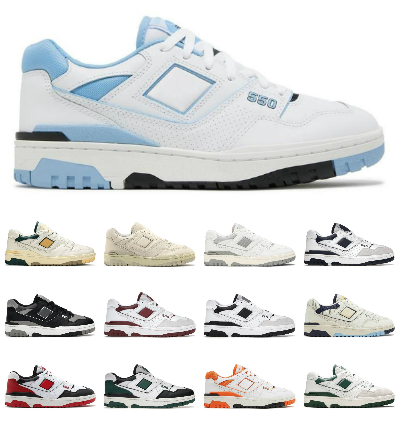 

2022 BB550 550 Casual Designer BB550WT1 Skate Shoes Aime Leon Dore White Green Shadow Grey Navy Blue Sea Salt Black Purple Red Men Women Sports Low Sneakers 36-45, Bubble package bag