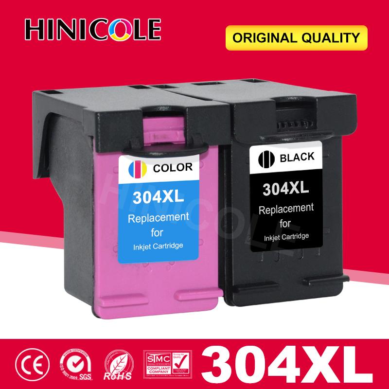 

HINICOLE 304XL Ink Cartridge for 304 For 304 XL Deskjet 2620 2630 2632 3720 3730 3758 Envy 5010 5020 5030 5032 Printer
