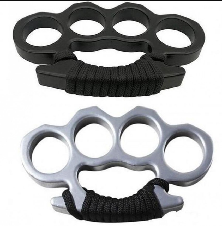 

Hot Spades Knuckle dusters Metal alloy Brass knuckles Self Defense tool Personal Security equipment Iron fists Boxing gloves FY7845