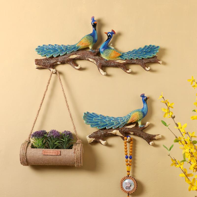 

American pastoral creative hook wall hanging coat hook door decoration key porch rack wall hanger LM3261401