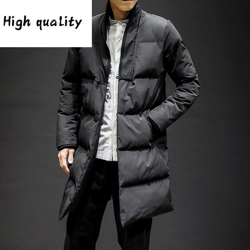 

New 2020 Parka Winter Jacket Men Plus Size Long Coat Casual Warm Cotton Coat Puffer Jacket Parkas Hombre 5xl, Black