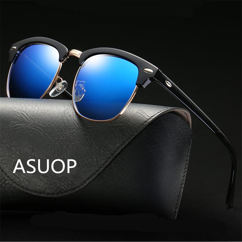 

Sunglasses ASOUZ 2021 Fashion Oval Men's UV400 Classic Retro Brand Designer Design Ladies Glasses Driving