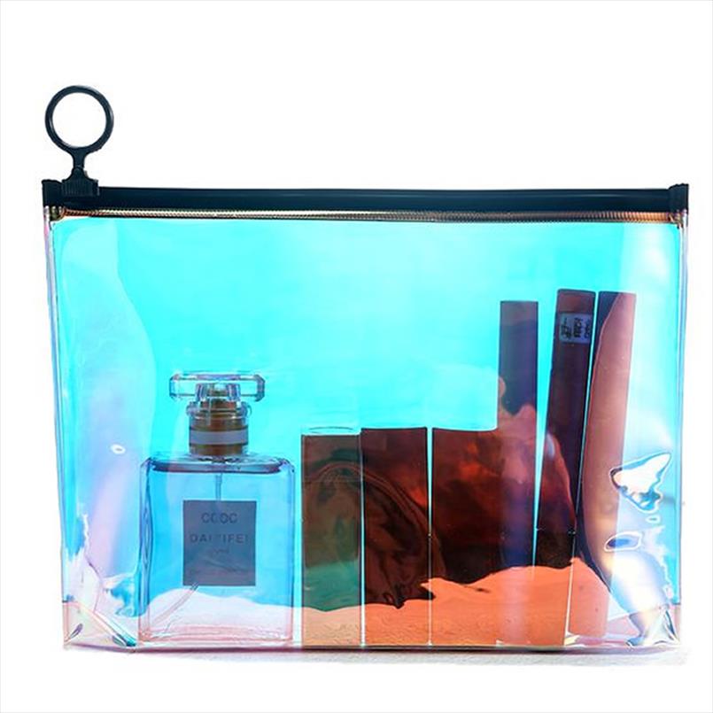 

Travel Transparent Cosmetic Bag Fashion Paillette Zipper Make Up Case Organizer Storage Makeup Toiletry Beauty Wash Kit Bath Bag