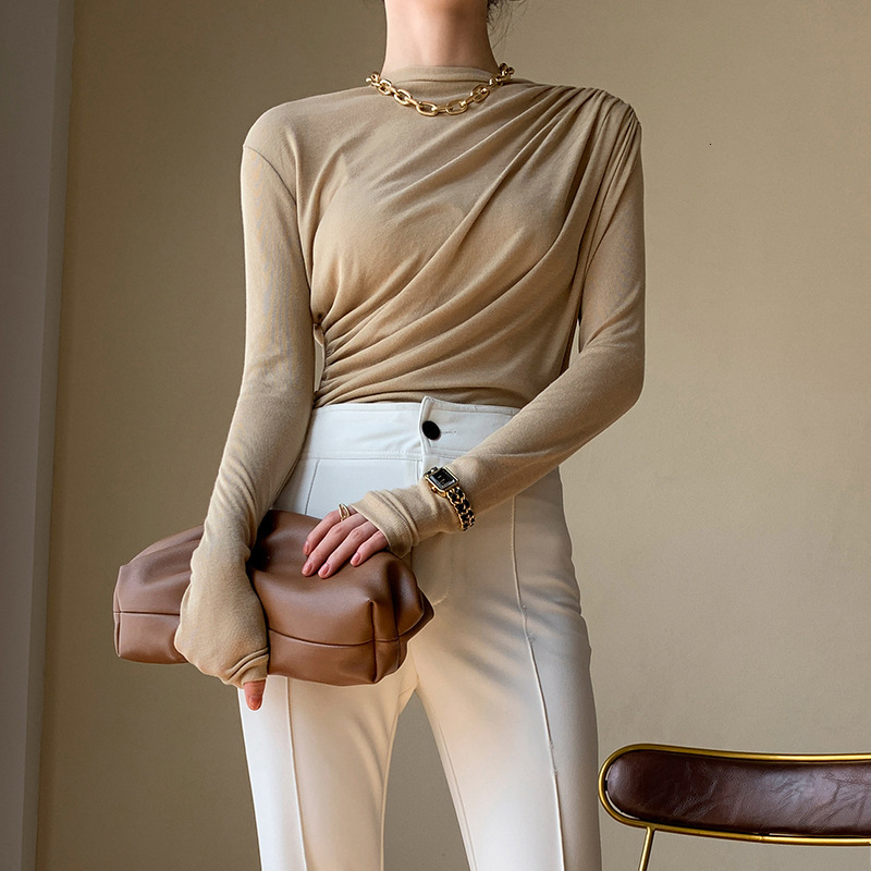 

Long Shirt for 2021 Autumn Luxury Designer Woman Clothes 1q04, Black